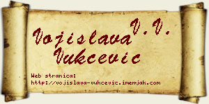 Vojislava Vukčević vizit kartica